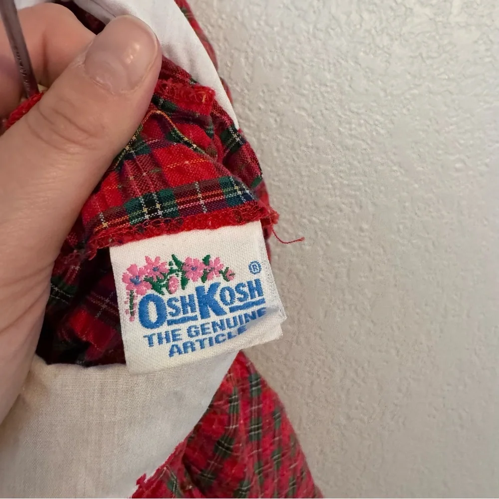 OshKosh B'Gosh‎ Plaid Dress Vintage